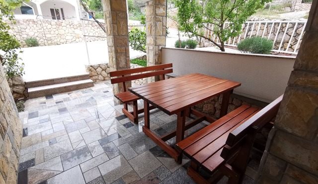 One bedroom apartment with terrace Vinjerac, Zadar (A-13985-b)