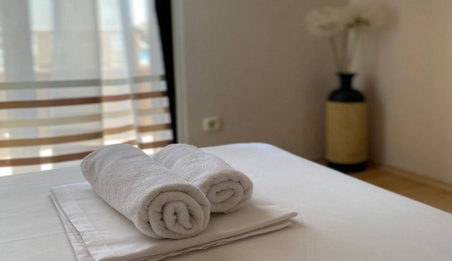 One bedroom apartment with a swimming pool Promajna, Makarska (A-6849-a)