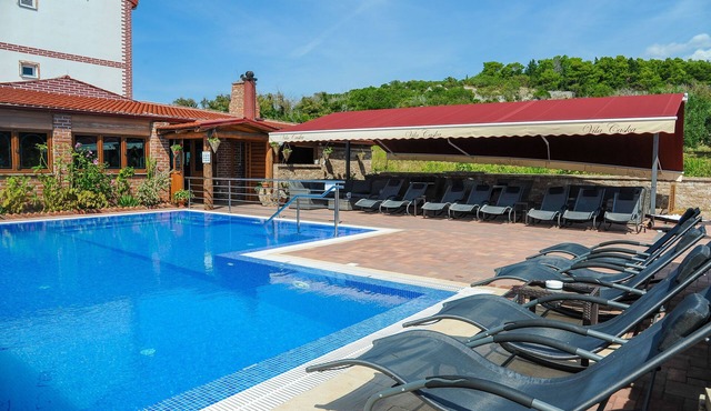 One bedroom apartment with a swimming pool Caska, Pag (A-3085-b)