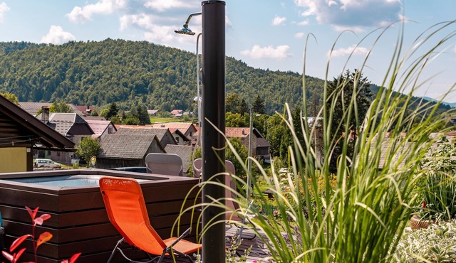 One bedroom apartment with terrace Prezid, Gorski kotar (A-20260-b)