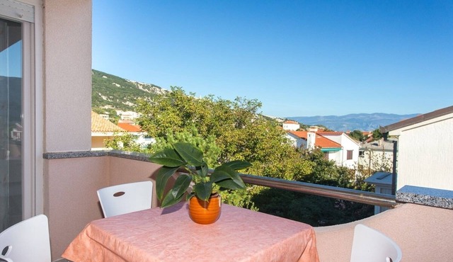 One bedroom apartment with balcony Baška, Krk (A-22681-e)