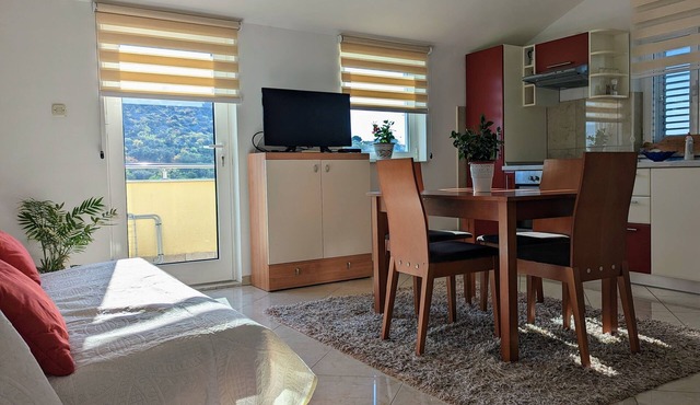 One bedroom apartment with terrace and sea view Murter (A-5100-a)