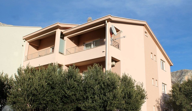 One bedroom apartment with balcony and sea view Podaca, Makarska (A-15475-a)