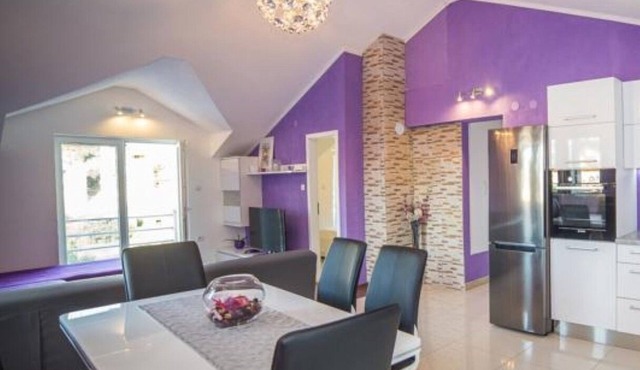 One bedroom apartment with balcony and sea view Povlja, Brač (A-14126-a)