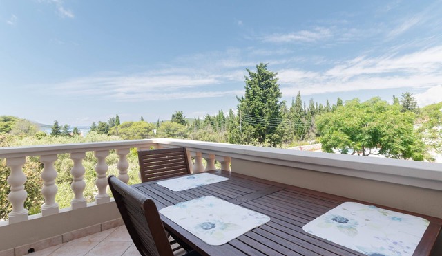 One bedroom apartment with terrace and sea view Muline, Ugljan (A-8521-d)