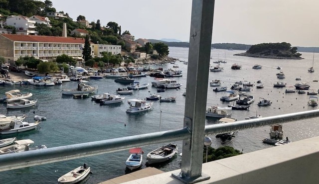 One bedroom apartment with terrace and sea view Hvar (A-24926-d)