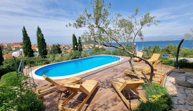 One bedroom apartment with balcony and sea view Kali, Ugljan (A-14116-e)