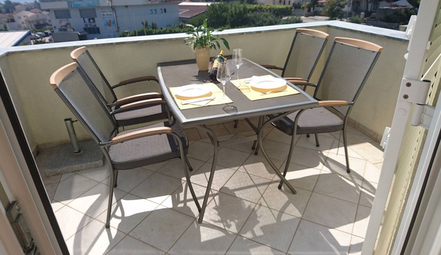 One bedroom apartment with terrace and sea view Banjol, Rab (A-11800-a) in Rab
