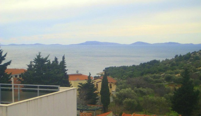 One bedroom appartement at Murter 500 m away from the beach with sea view balcony and wifi