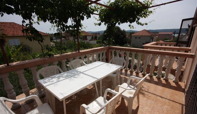 One bedroom apartment with terrace and sea view Turanj, Biograd (A-6197-b)