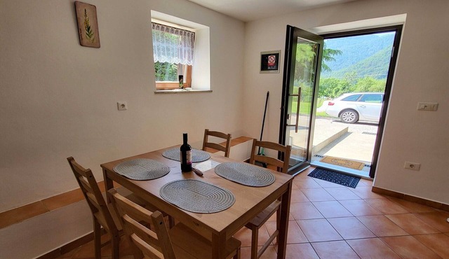Peaceful Countryside Holiday Home with Terrace - One Bedroom Holiday Home with Terrace in Tolmin