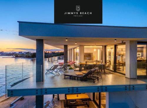 Penthouse Jimmys Beach Privlaka, Wahnsinns Blick und beheiztem Pool