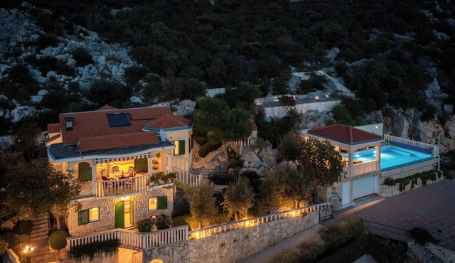 Pool Villa Vese/w Panoramic Sea View, Trogir - Vinišće, Croatia in Trogir - Vinišće