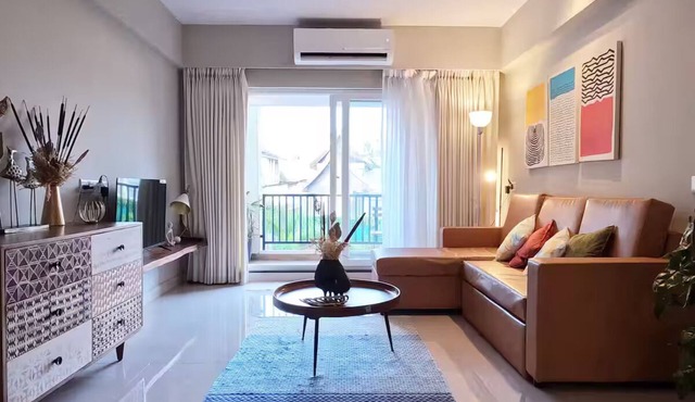 Ripples:Pool facing/RiverView/7 mins to Coco Beach in Nerul