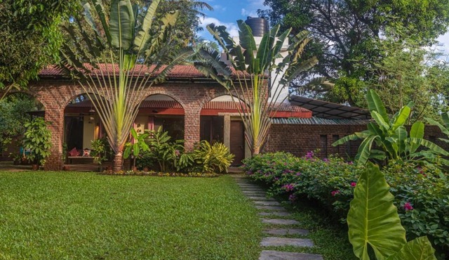 SaffronStays Ambe Moha - 2BHK Veg Villa with Pool, Gazebo, Library & Mango Groves in Karjat in Karjat