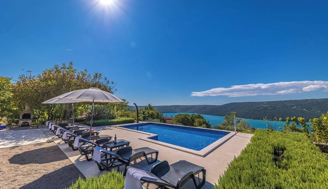 Seaview Pool House Mytilus, Labin, Croatia in Labin