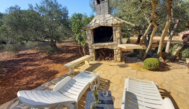 Secluded holiday house Cove Neviđansko Polje (Pašman) (K-12806)