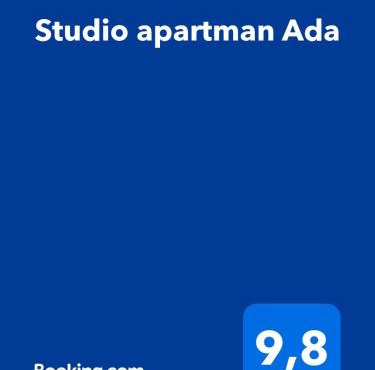 Studio apartman Ada