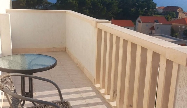 Studio apartment in Duće with Seaview, Balcony, Air condition, WIFI (122-9)