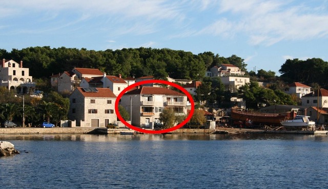 Studio flat with air-conditioning Sumartin, Brač (AS-2953-a) in Sumartin