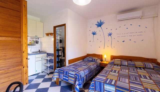 Studio flat with balcony Sućuraj, Hvar (AS-6852-f) in Sućuraj