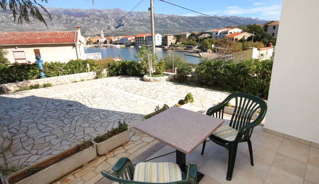 Studio flat with terrace and sea view Vinjerac, Zadar (AS-3248-c)