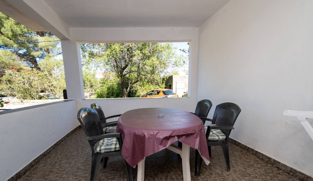Studio flat with terrace and sea view Petrčane, Zadar (AS-14628-b)