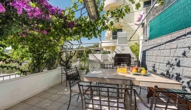 Studio flat with terrace and sea view Poljica, Trogir (AS-21041-a)