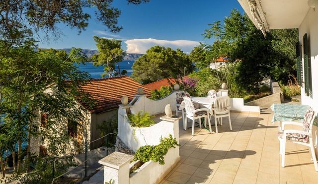 Studio flat with terrace and sea view Jelsa, Hvar (AS-25835-a) in Jelsa
