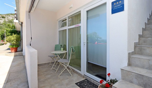 Studio flat with terrace and sea view Senj (AS-22576-b) in Senj