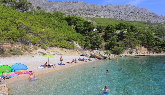 Studio flat with terrace Lokva Rogoznica, Omiš (AS-2973-a)