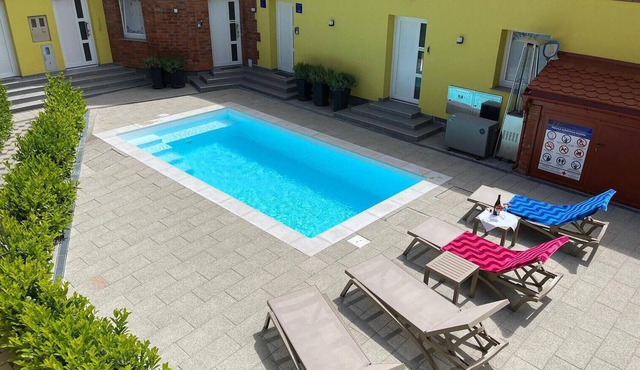Stunning home in Nasice with private swimming pool, can be inside or outside