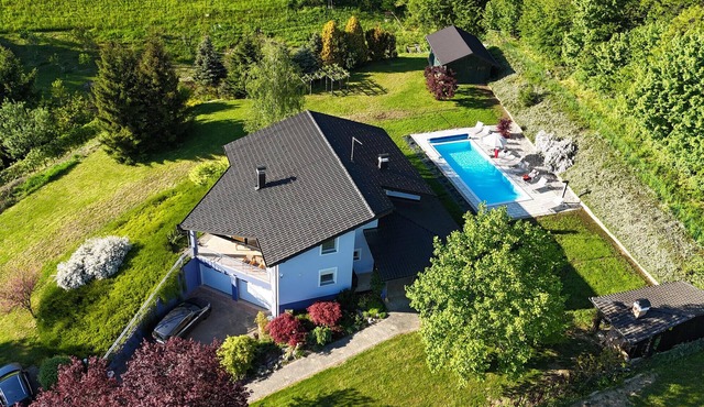 Stunning home in Pregrada with private swimming pool, can be inside or outside