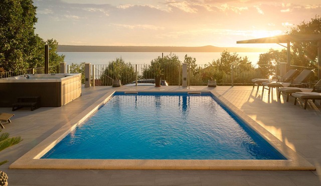 Stunning seaview Villa Katharina with large pool