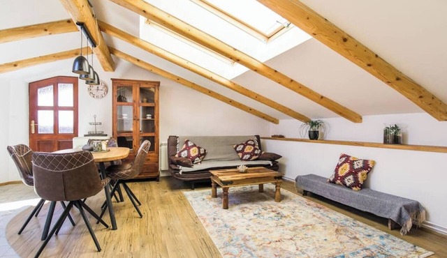Stylish, newly refurbished loft apartment with stunning views of the mount Krn and surroundings in Kobarid