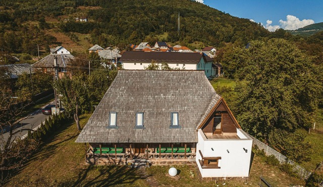 Traditional house located in Bârsana, Maramureș. in Bârsana
