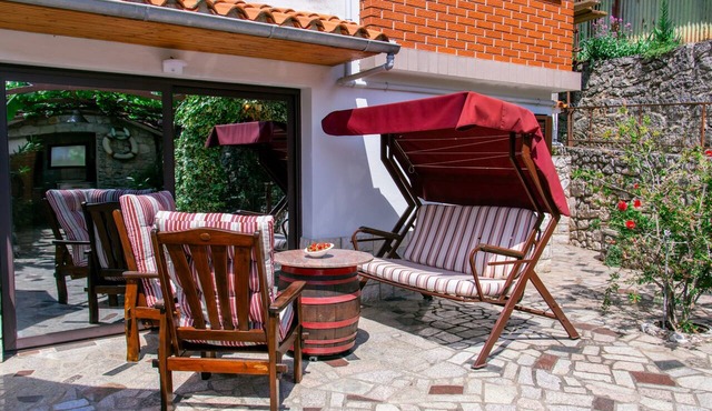 Two bedroom apartment with terrace Mošćenička Draga, Opatija (A-18440-b)