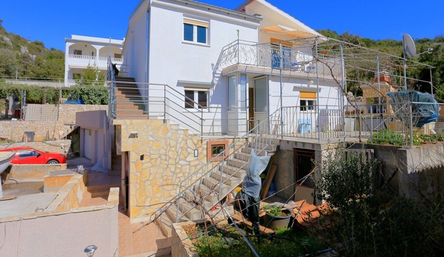 Two bedroom apartment with terrace and sea view Cove Kalebova Luka, Rogoznica (A-16575-a)