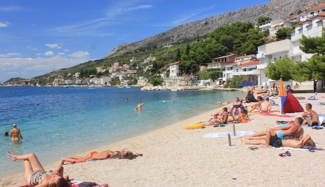 Two bedroom apartment with balcony and sea view Sumpetar, Omiš (A-2965-c)