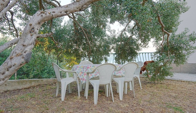 Two bedroom apartment with terrace and sea view Marušići, Omiš (A-657-a)