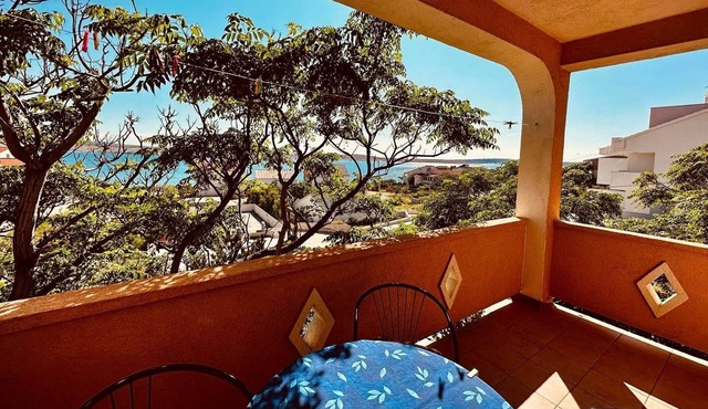 Two bedroom apartment with terrace and sea view Vidalići, Pag (A-24330-a) in Novalja