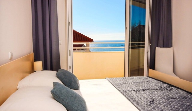 Two bedroom apartment with balcony and sea view Cavtat, Dubrovnik (A-25397-a) in Cavtat