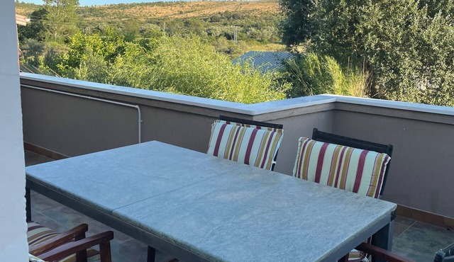 Two bedroom apartment with terrace and sea view Ljubač, Zadar (A-14593-c)