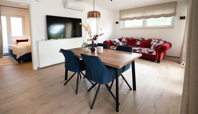 Two Bedroom Apartment with Terrace and shared pool in Sezana
