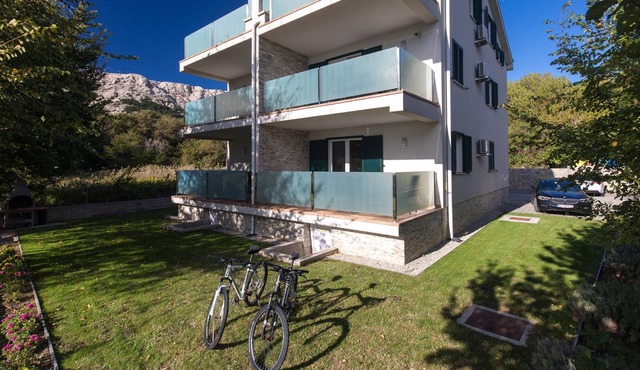 Two bedroom apartment with terrace Baška, Krk (A-19672-a) in Baška