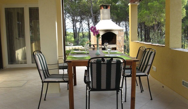 Two bedroom apartment with terrace Cove Osibova, Brač (A-23774-a)