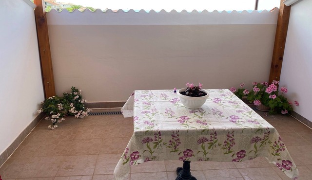 Two bedroom apartment with terrace and sea view Lun, Pag (A-11781-d)