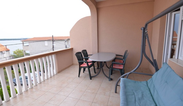 Two bedroom apartment with terrace and sea view Tkon, Pašman (A-8455-a)