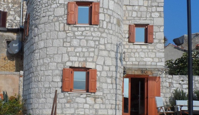 unique historical STONE TOWER DIRECTLY BY THE SEA! carefully restored