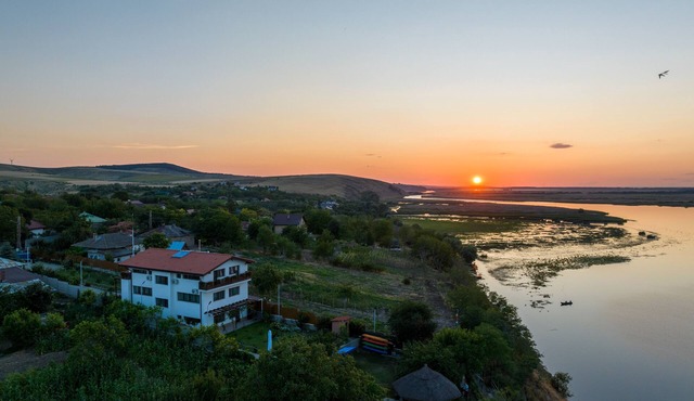 Unique view and charming sunsets at the secret oasis of the Danube Delta in Somova